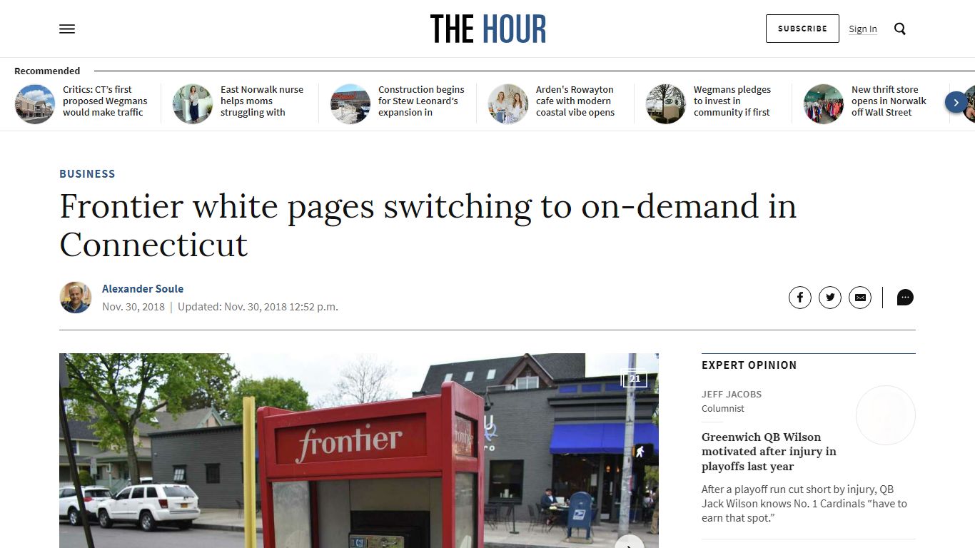 Frontier white pages switching to on-demand in Connecticut - The Hour